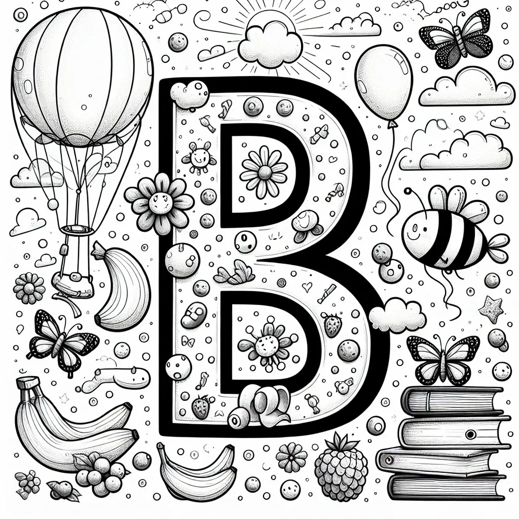 Unlock Creativity with a ‘Letter B Coloring Page’: Fun and Educational Activities for Kids