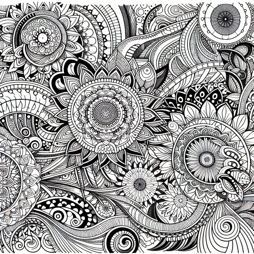 Unlock Your Creativity with Our Full Page Pattern Coloring Pages Collection