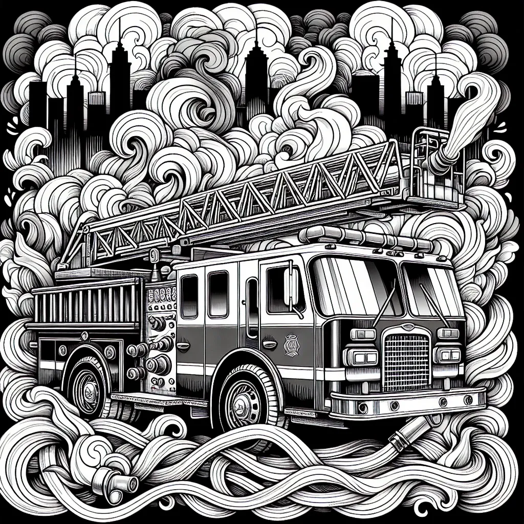 Unleash Your Creativity with Our Free Firetruck Coloring Page for Kids!